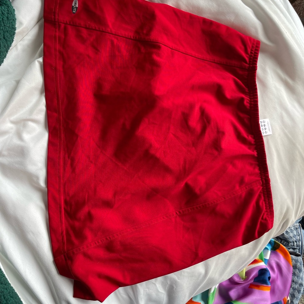 Bright Red Sports Skirt